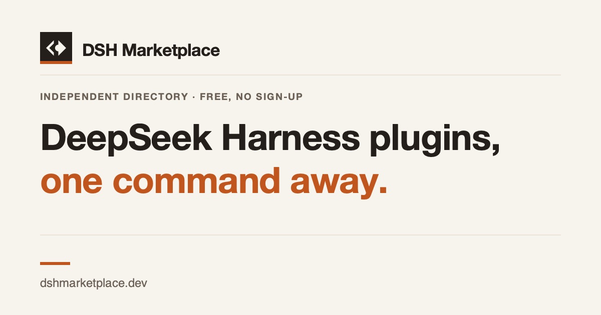 DeepSeek Harness Plugins - Install DSH Plugins